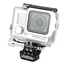 GoPro Aluminum Silver LANYARD RING Mount with Hidden Screw Design for 3 Plus / 3