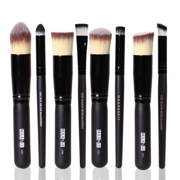 8Pcs MAANGE Soft Makeup Brushes Set Beauty Cosmetics Foundation Powder Eyeshadow Brush Kit