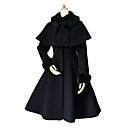 Manches longues en velours Aristocrat Lolita Robe avec châle