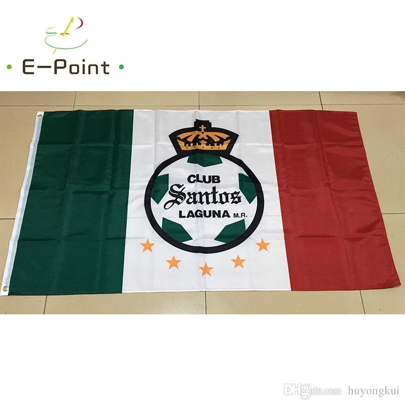Mexico Liga Club Santos Laguna 3*5ft (90cm*150cm) Polyester flag Banner decoration flying home & garden flag Festive gifts