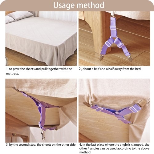 1Pc Adjustable Triangle Bed Sheet Fasteners