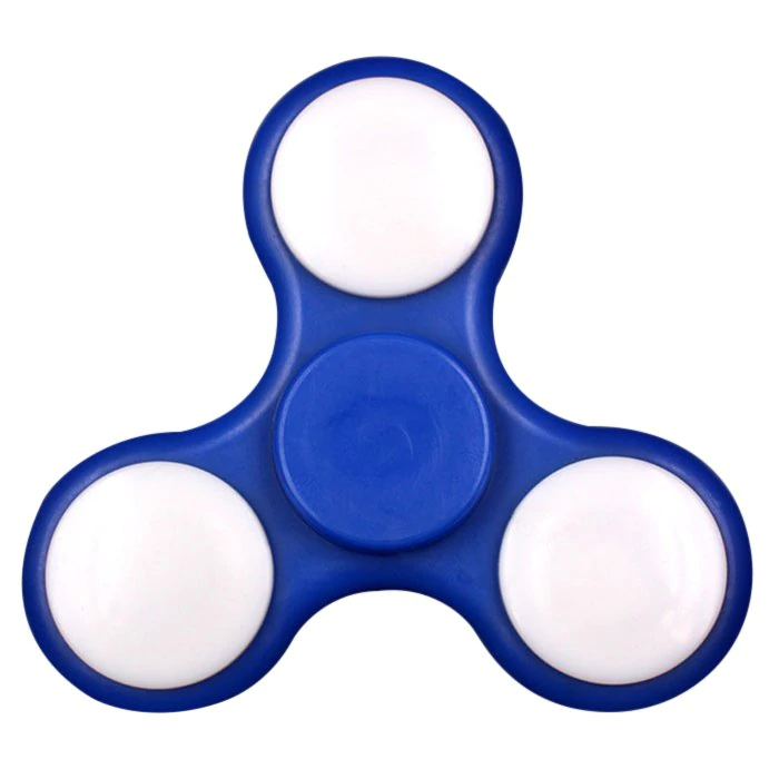 Color Changing LED Lights Focus Toy Fidget Finger Spinner