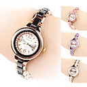 Women's Alloy Analog Quartz Bracelet Watch (Gold)