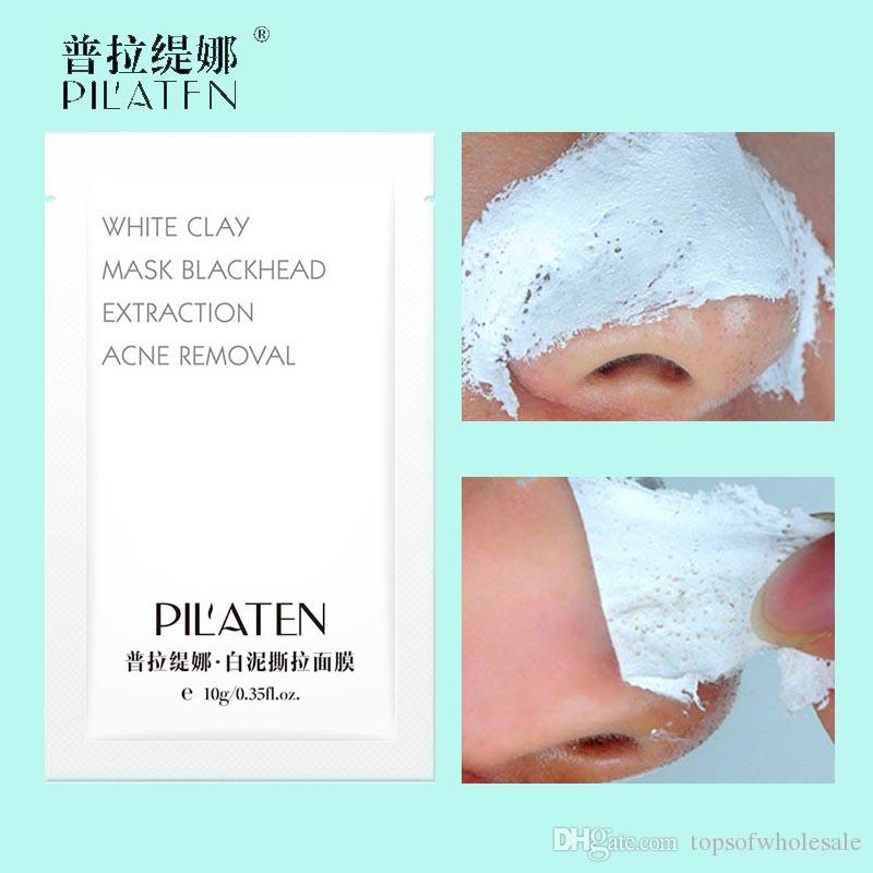 PILATEN Face Care White Clay Mud Mask Black Head Remover T Zone Peel off Acne Extraction Acne Treanments Carel-off Mask