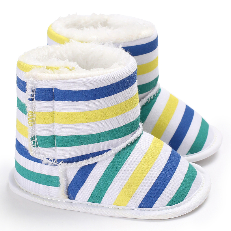 Baby / Toddler Trendy Colorblock Striped Velcro Shoes