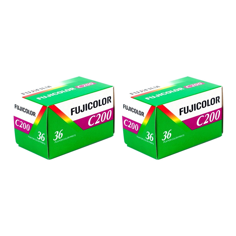 Fuji Fujifilm Fujicolor C200 35mm 135-36 Colour Print Film - Value 2 Pack
