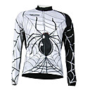 Kooplus Quick Dry Men's Long Sleeve Cycling Jersey (Spider Design)