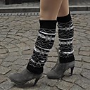 One Xuan Under-The-Knee Jacquard Weave  Socks for Keep Warm and Protect Leg