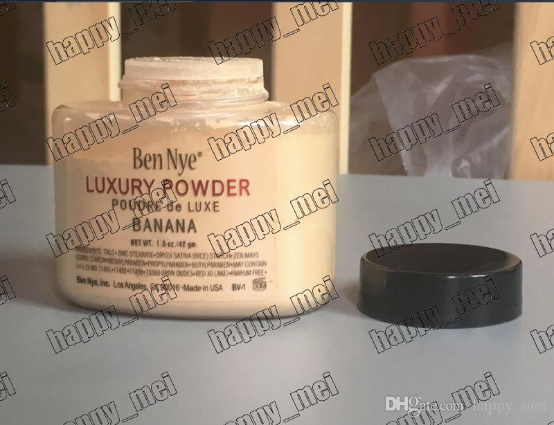 Factory Direct DHL Free Shipping New Makeup Face Natural Face Loose Powder Nutritious Banana Brighten Long-lasting!42g