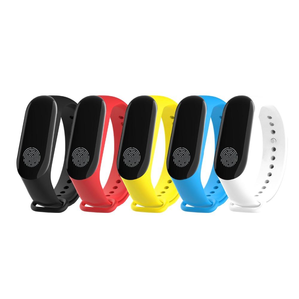 100% Original Mi Band M3 Smart Wristband Bracelet with OLED Touchpad Support Monitoring Heart Rate Fitness For Andorid Phone