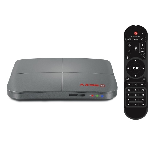AX95 Smart TV Box Android 9.0 Amlogic S905X3-B Quad Core 4 Go de RAM 32 Go / 64G / 128G ROM Décodeur TV 2.4G / 5G Dual Band WiFi Media Player Support Dolby Audio BD MV BD ISO