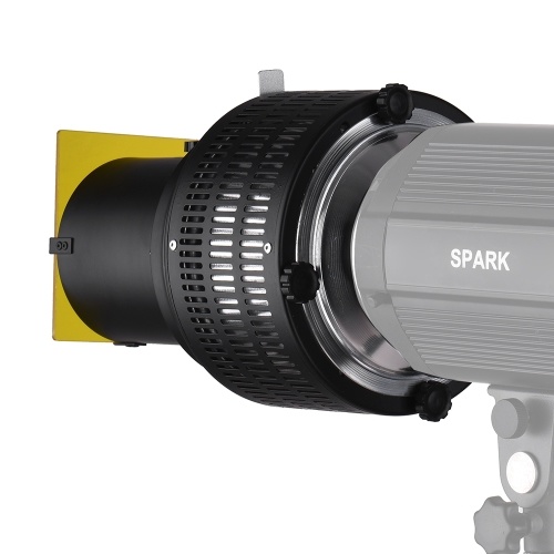 Metal Bowens Mount Focus Snoot Réflecteur Flash Diffuseur pour effet artistique de photographie
