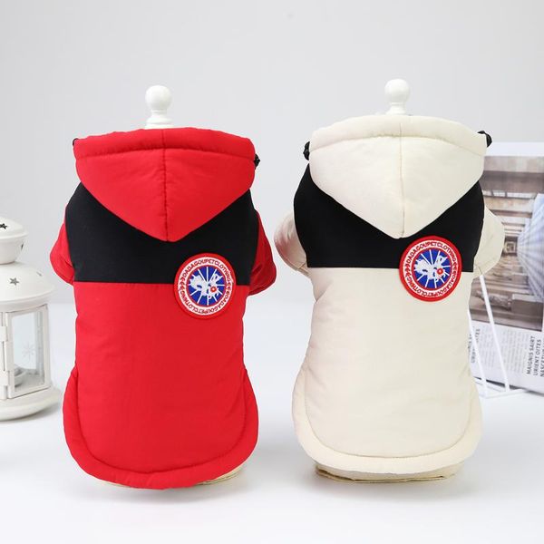 Dog Apparel Pet Winter Warm Coat Puppy Clothes Two Legs Cotton Clothing Vest Small Medium Dogs Jacket