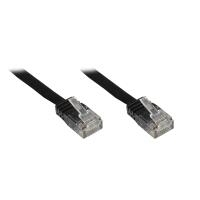 Good Connections Alcasa GOOD CONNECTIONS - Patch-Kabel - RJ-45 (M) - RJ-45 (M) - 7.5 m - UTP - (Kategorie 6) - schwarz - Flachkabel (806U-F075S)