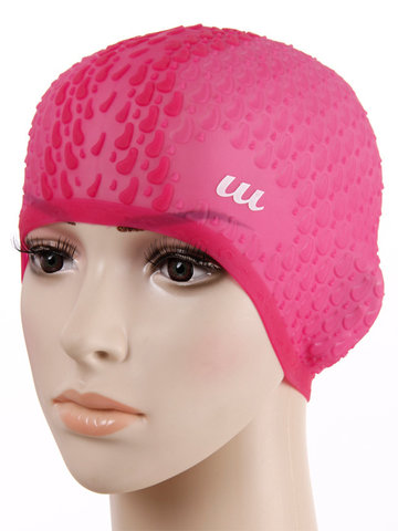 Silicone Skidproof Keep Warm Waterproof Swimming Cap For Adult