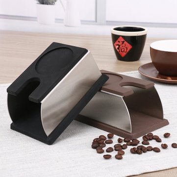 Silicone Coffee Tamper Holder Espresso Making Support Base Stainless Steel Rack Home Shop Coffee