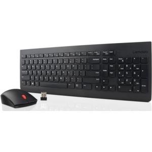 Lenovo Essential Wireless Combo - Tastatur-und-Maus-Set - drahtlos - 2.4 GHz - Französisch - für S510, ThinkCentre M700, M71X, M810, M910, ThinkPad L460, L470, T470, T570, X1 Carbon, X270