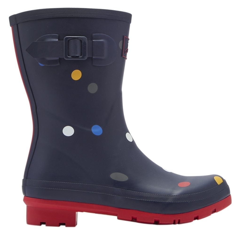 Joules Womens Molly Printed Mid Height Wellington Boots UK Size 6 (EU 39  US 8)