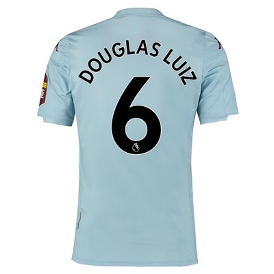 Aston Villa Away Shirt 2019-20 with Douglas Luiz 6 printing