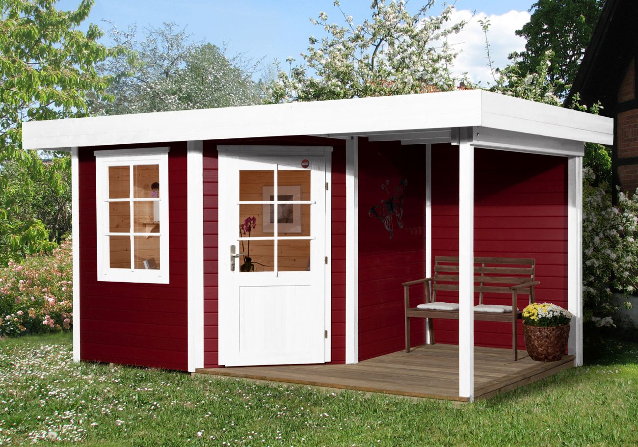 weka Designhaus 213 A 5Eck - weka Designhaus 213 A  5Eck mit Anbau 150 cm