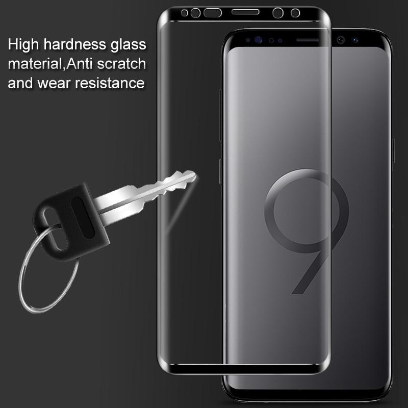3D Curved Full Cover Tempered Glass for Samsung Galaxy S9 HD 9H Screen Protector for Samsung S9 Plus S9Plus 2018 Protective Film