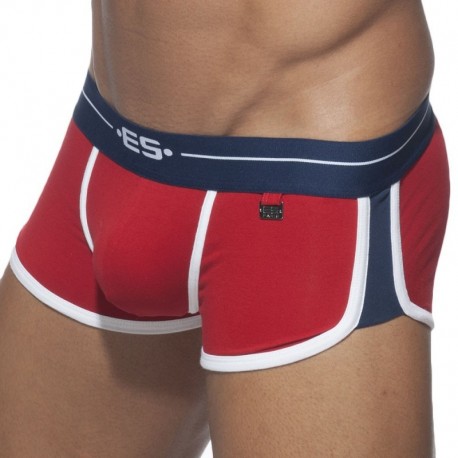 ES Collection Rocky Double Side Mini Boxer - Red - Navy S