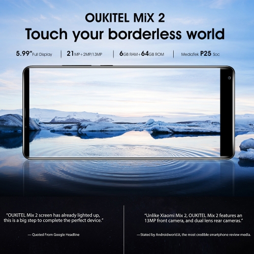 OUKITEL MIX 2 5.99 inches Smartphone  6GB RAM 64GB ROM