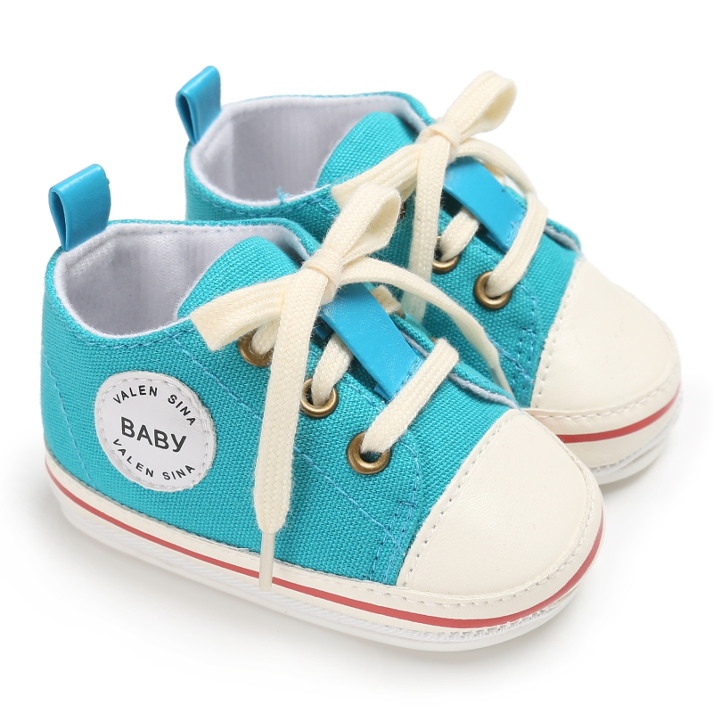 Baby / Toddler Letter Applique Solid Casual Canvas Shoes