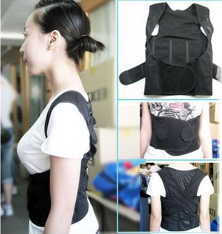 Wholesale - New Back Shoulder Support Brace Posture Corrector Belt Relax Beauty Body Belt