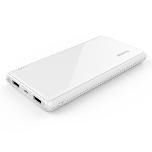 Besiter 20000mAh 2-USB Port 2.1A Large Capacity External Power Bank Charger Battery for iPhone iPad Samsung HTC Sony LG
