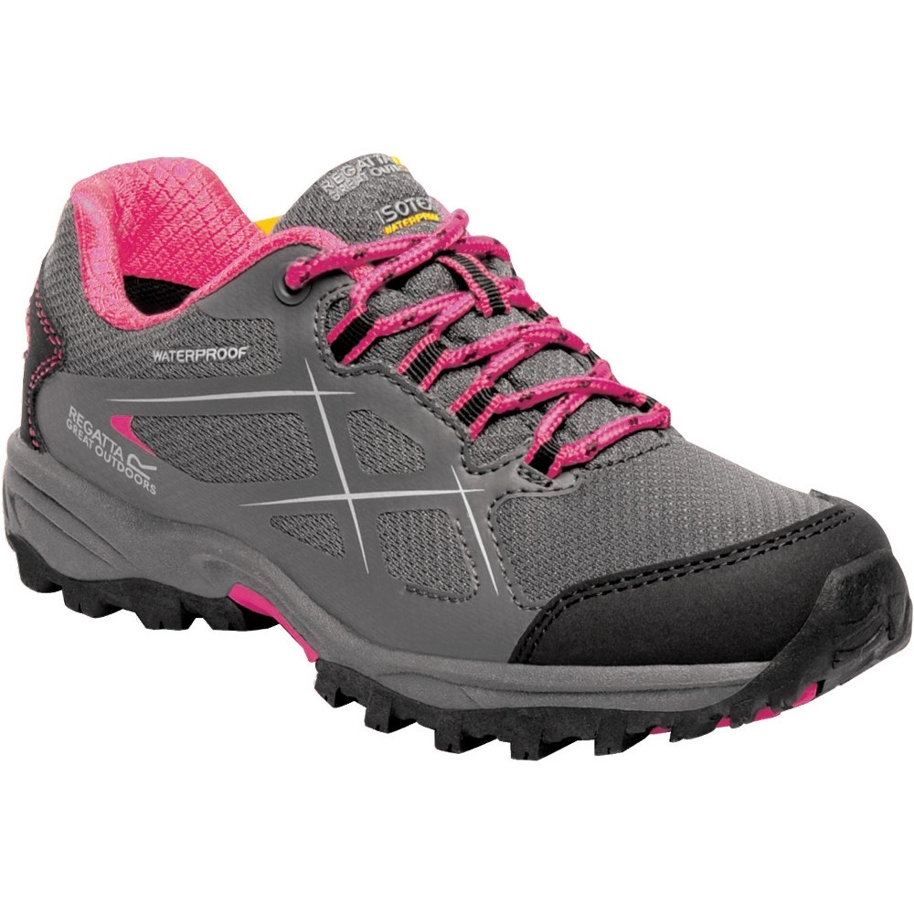 Regatta Boys & Girls Kota Low Isotex Waterproof Fabric Walking Shoes UK Size 12 (EU 31)
