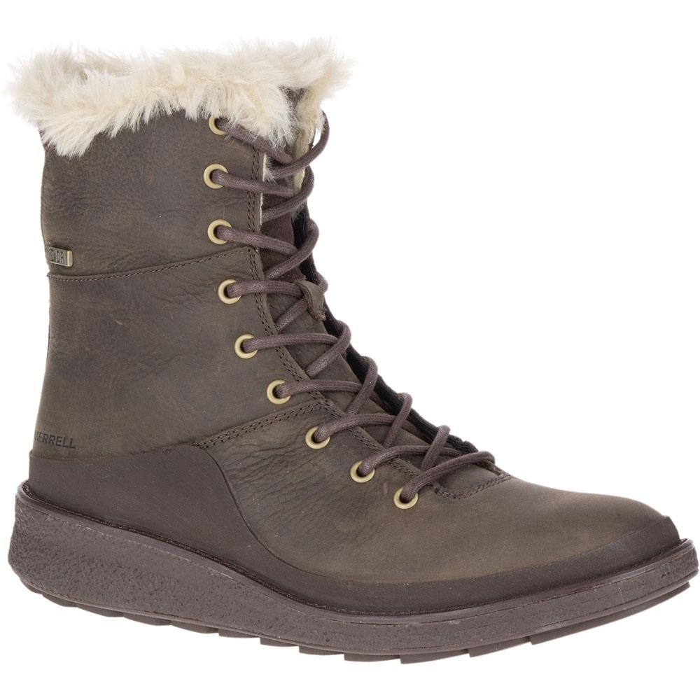 Merrell Womens/Ladies Tremblant Ezra Lace Polar Leather Snow Boots UK Size 5 (EU 38  US 7.5)