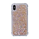 Case For Apple iPhone X / iPhone 8 Shockproof / Flowing Liquid Back Cover Glitter Shine Soft TPU for iPhone X / iPhone 8 Plus / iPhone 8