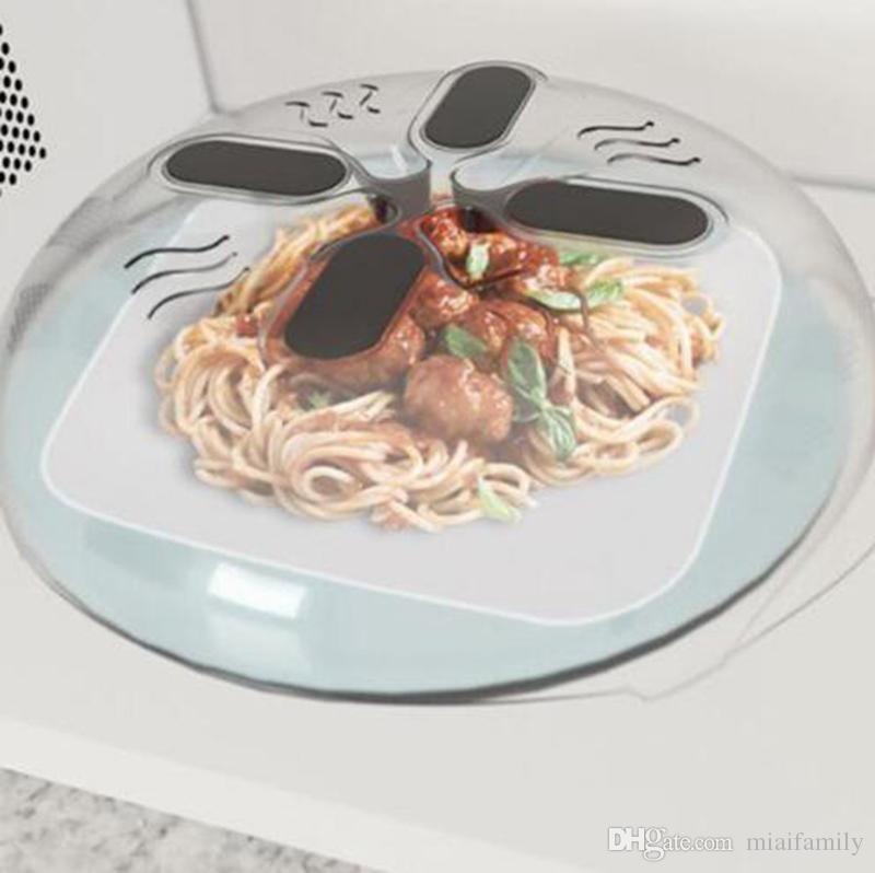 Magnetic Microwave Splatter Lid with Steam Vents Microwave Splatter Lid Splatter Guard Cover Microwave Hover Anti-Sputtering Cover