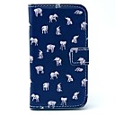 Indian Elephant PU Leather Case with Card Holder for Samsung Galaxy Trend Duos S7562