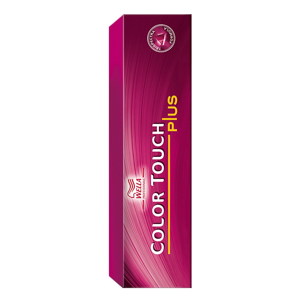 wella professionals color touch plus semi permanent hair colour - 55/05 light natural mahogany brown 60ml