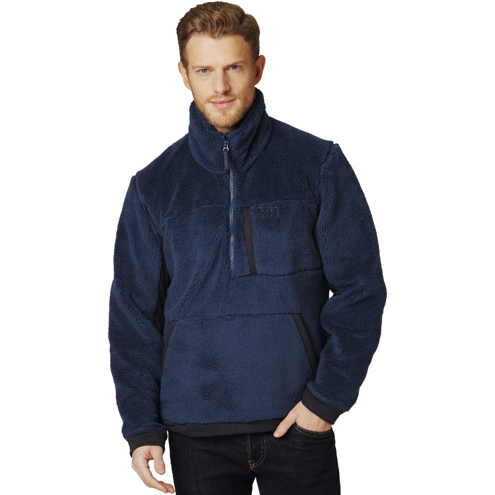 Helly Hansen Mens Juell Half Zip Pile Fleece Midlayer Jacket XL- Chest 44-47' (112-120cm)