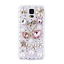 Elonbo Swan Diamond Design Hard Back Case Cover for Samsung Galaxy S5 Mini