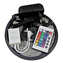 Waterproof 5M 300X3528 SMD RGB LED Strip Light and 24Key Remote Controller and 3A AU Power Supply (AC110-240V)