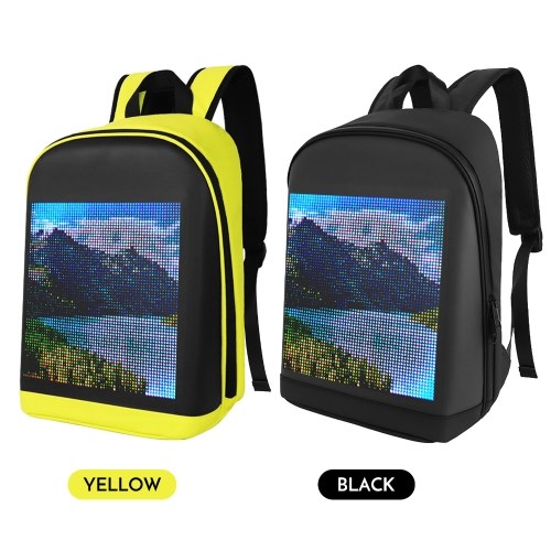 Écran couleur LED sac à dos personnalisable sac de voyage sac d'école