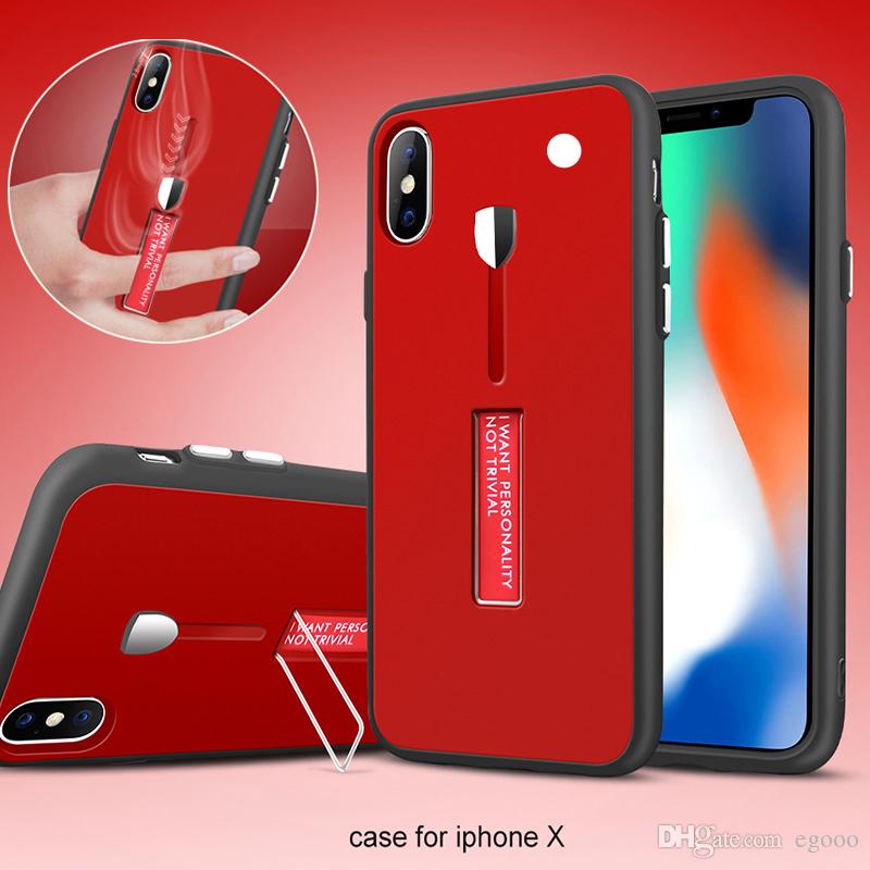 Hybrid 360 Degree Full Body Protective Case Cover With Metal Kickstand Bracket For iPhone X XR XS 8 7 6 6S Plus Samsung S8 S9 S10Plus Note 8