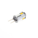 G4 3W 6x5730SMD 220-250LM 3000k Warm White Light LED Spot Bulb (12V)