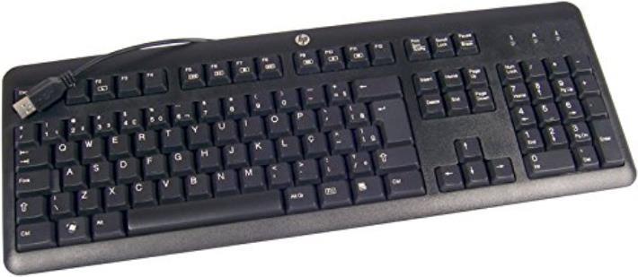 HP 672647-L33. Geräteschnittstelle: USB, Empfohlene Benutzung: Büro, Tastatur-Schlüsselschalter: Membran-Schlüsselschalter. Produktfarbe: Schwarz, Oberflächen-Farbe: Einfarbig. Energiequelle: USB. Unterstützte Windows-Betriebssysteme: Windows 10 Education
