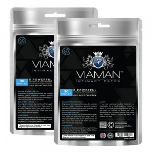 Herbal V Blue Patches - Powerful Active Botanicals for Male Performance - 30 Patches - 2 Packs