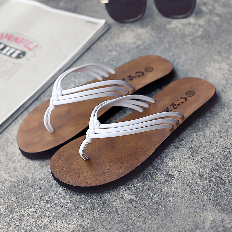Casual Braiding Design Strappy Slippers