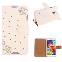 Rhinestone Handmade Bling Elegant Flower Design Leather Case for Samsung Galaxy Note3 N9000