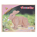 Rabbit DIY Wooden 3D Puzzle Jigsaw (Model:G-M004A)