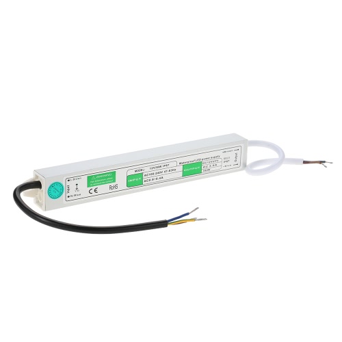 12V Waterproof IP67 LED Switching Power Supply Transformer for Indoor and Outdoor Installation