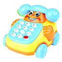 Educational Toy Telephone with Wheels Toys for Kids (Red)