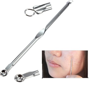 Stainless Steel Blackhead Comedone Acne Blemish Extractor Remover Tool